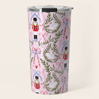 Nutcracker Holiday Pattern Travel Mug Gallery Image 1