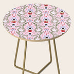 Nutcracker Holiday Pattern Side Table Gallery Image 2