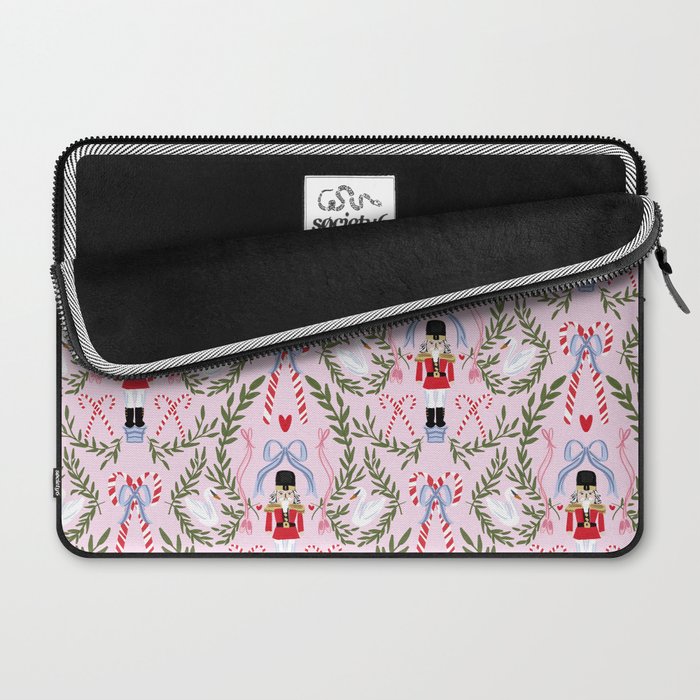Nutcracker Holiday Pattern Laptop Sleeve Gallery Image 2