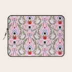 Nutcracker Holiday Pattern Laptop Sleeve Gallery Image 1