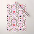 Nutcracker Holiday Pattern Wrapping Paper Gallery Image 1