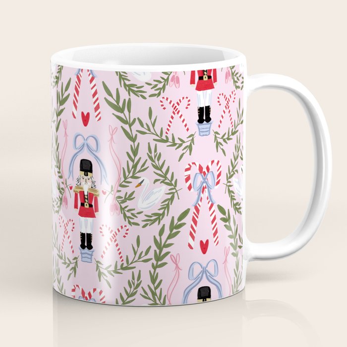 Nutcracker Holiday Pattern Coffee Mug Gallery Image 1