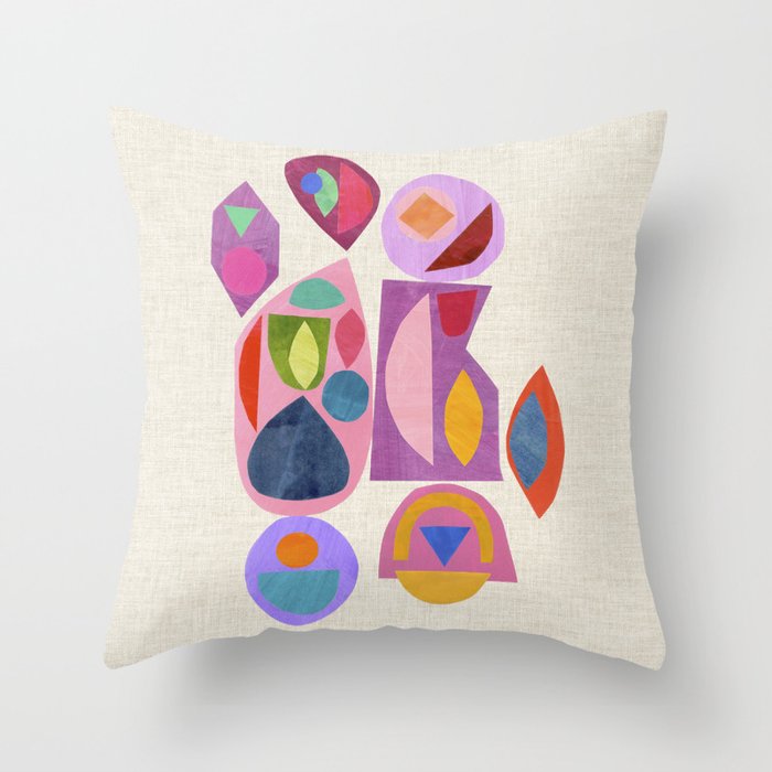 Midnight Mirror ii Throw Pillow Gallery Image 1