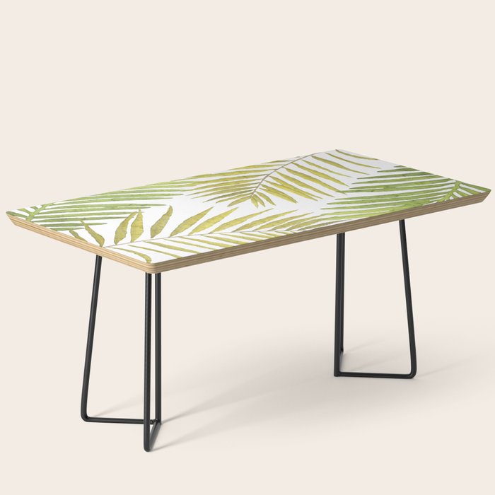 Palms on White Coffee Table Gallery Image 1