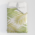 Palms on White Comforter Gallery Image 6