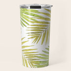 Palms on White Travel Mug Gallery Image 1