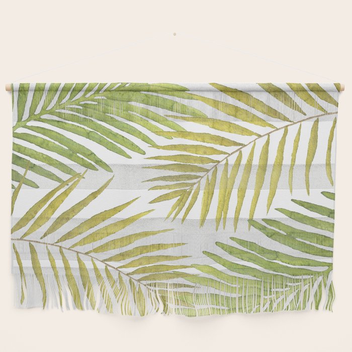 Palms on White Wall Hanging Gallery Image 1