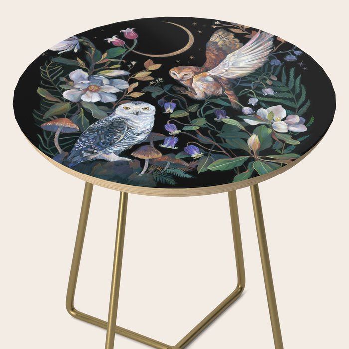 Owls Mushroom Magnolia Side Table Gallery Image 2
