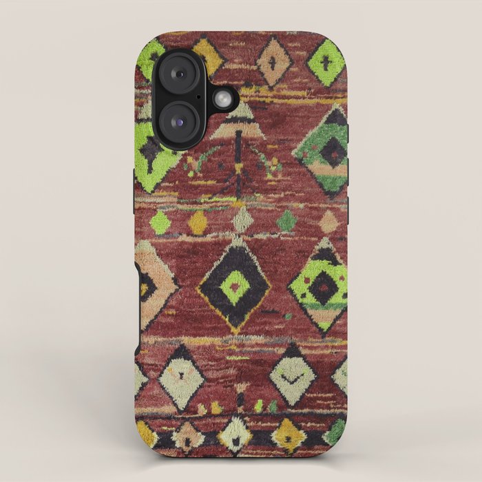 Moroccan Sunset Bohemian Geometric Pattern iPhone Case Gallery Image 1