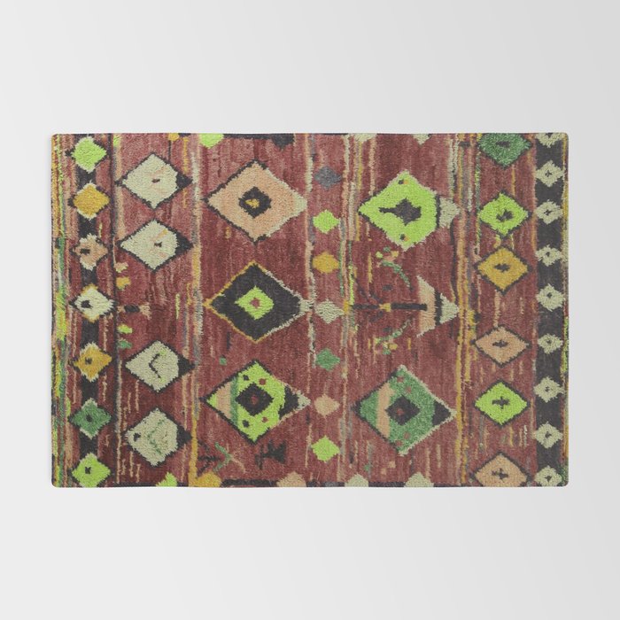 Moroccan Sunset Bohemian Geometric Pattern Rug Gallery Image 2