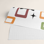 Mid Century black cat Wrapping Paper Gallery Image 2