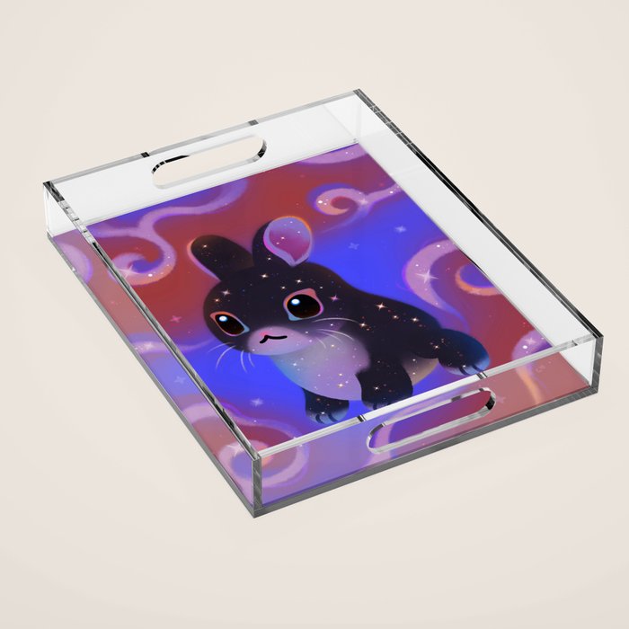 The year of black rabbit Acrylic Tray Gallery Image 1