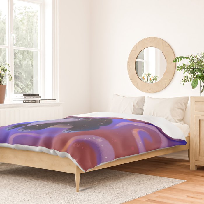 The year of black rabbit Duvet Cover Gallery Image 2