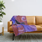 The year of black rabbit Throw Blanket Gallery Image 1