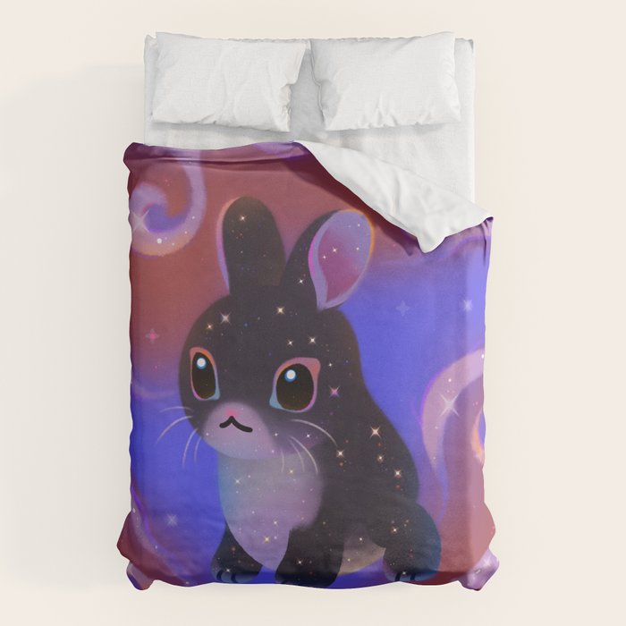 The year of black rabbit Duvet Cover Gallery Image 6