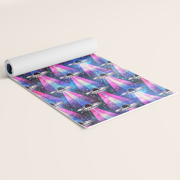 Cosmic UFO Yoga Mat Gallery Image 2