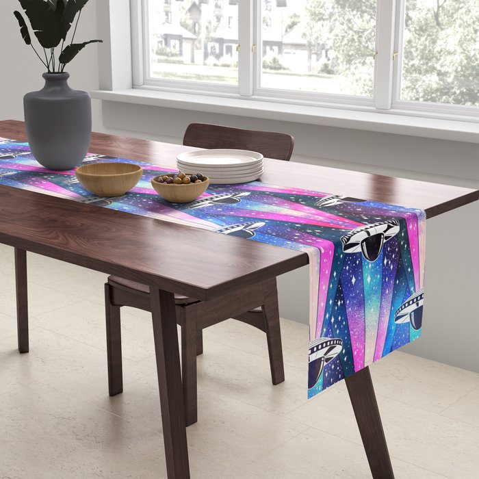 Cosmic UFO Table Runner Gallery Image 2