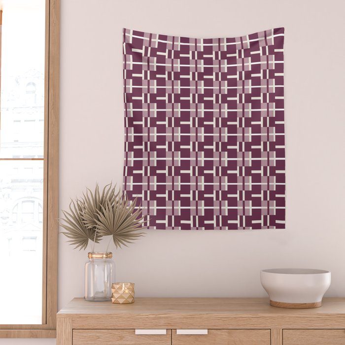Vintage Geometric Harmony Wall Tapestry Gallery Image 2