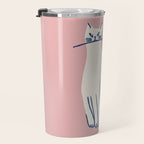Casanova cat - the whimsical Catsanova Travel Mug Gallery Image 3
