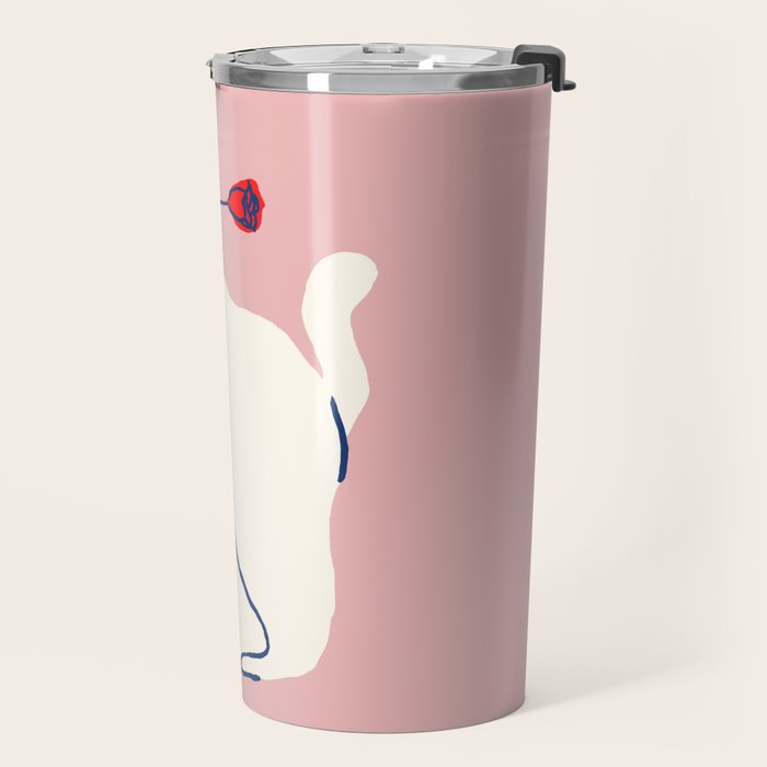 Casanova cat - the whimsical Catsanova Travel Mug Gallery Image 2