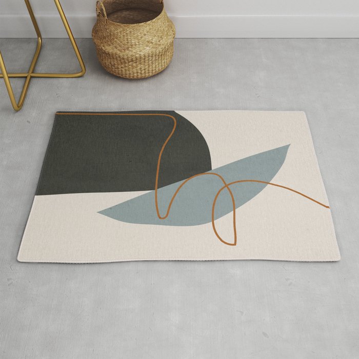 Minimal Abstract Art 3 Rug Gallery Image 1