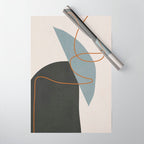 Minimal Abstract Art 3 Wrapping Paper Gallery Image 1