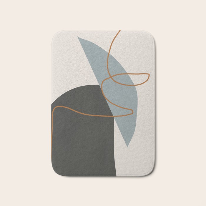 Minimal Abstract Art 3 Bath Mat Gallery Image 1