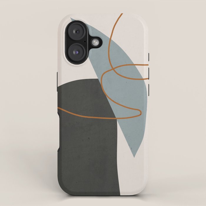 Minimal Abstract Art 3 iPhone Case Gallery Image 1