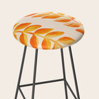 Festive Tropics - Colorful Botanical Painting Stool Gallery Image 2