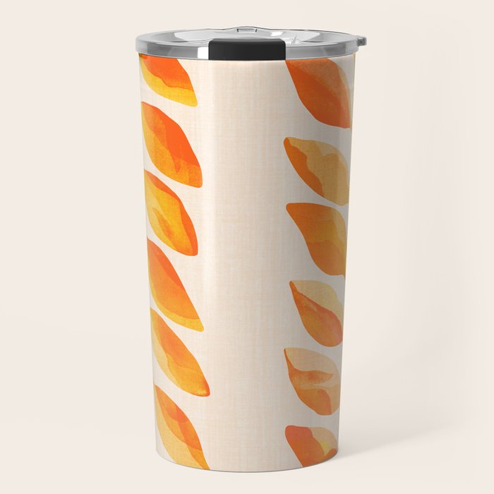Festive Tropics - Colorful Botanical Painting Travel Mug Gallery Image 1