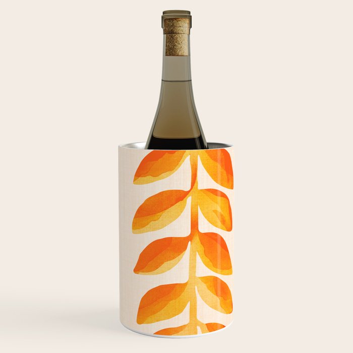 Festive Tropics - Colorful Botanical Painting Wine Chiller Gallery Image 2