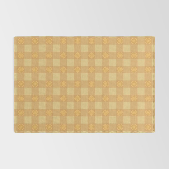 Gingham Flower Rug Gallery Image 2
