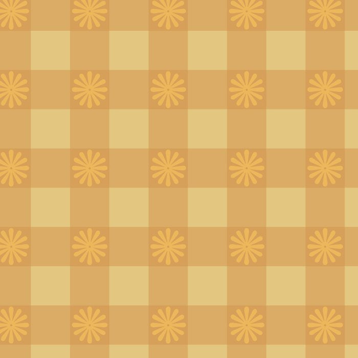 Gingham Flower Coffee Mug Gallery Image 2
