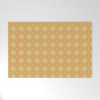 Gingham Flower Welcome Mat Gallery Image 1
