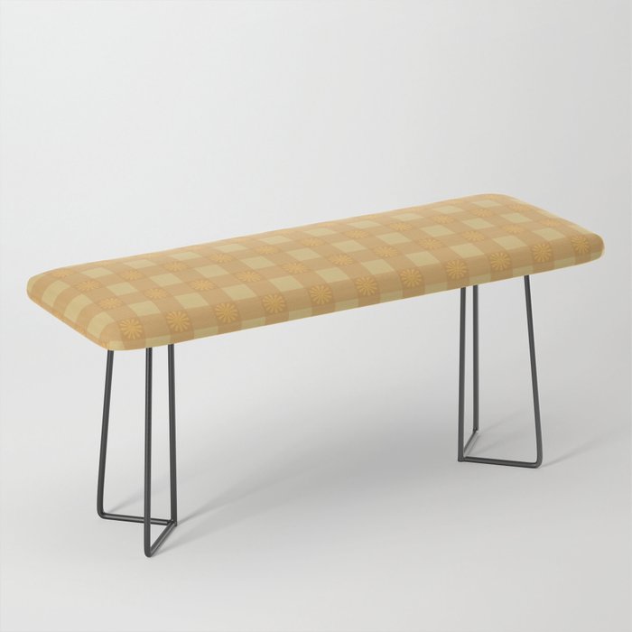 Gingham Flower Bench Gallery Image 1