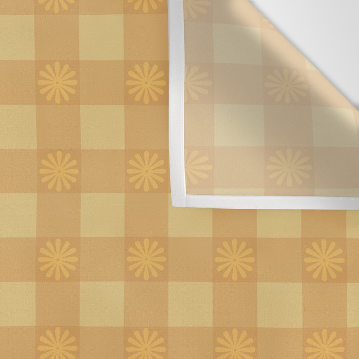 Gingham Flower Wall Tapestry Gallery Image 3