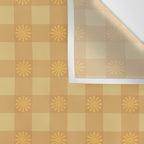 Gingham Flower Wall Tapestry Gallery Image 3
