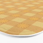 Gingham Flower Bath Mat Gallery Image 3