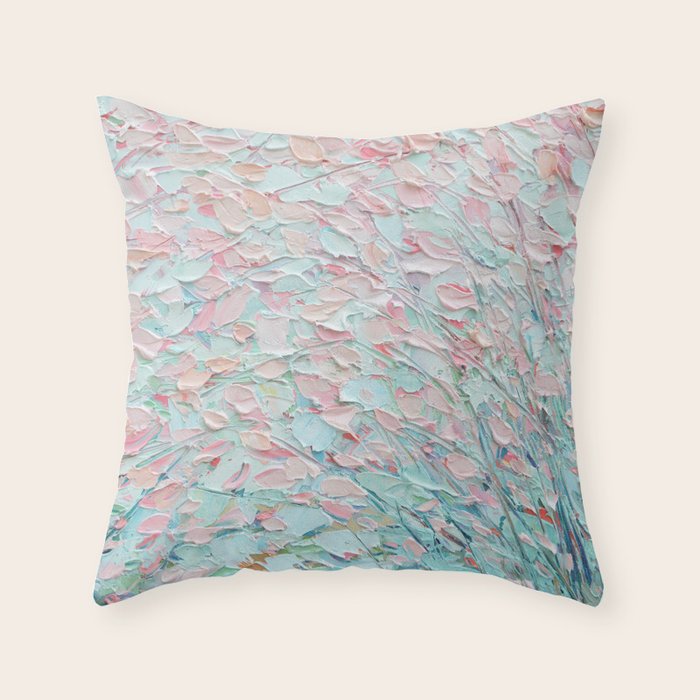 Weeping Cherries Throw Pillow Gallery Image 6
