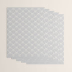 Bows & Ribbons Pattern LX Light Grey Wrapping Paper Gallery Image 3