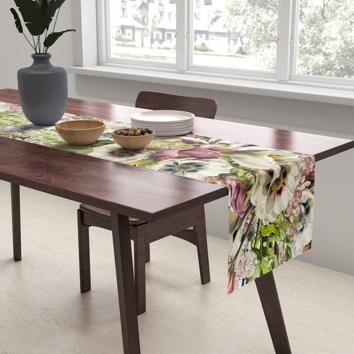 Messina Vintage Floral Table Runner Gallery Image 2