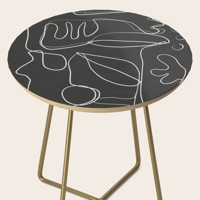 Abstract line art 10/2 Side Table Gallery Image 2