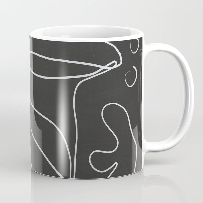 Abstract line art 10/2 Coffee Mug Gallery Image 1