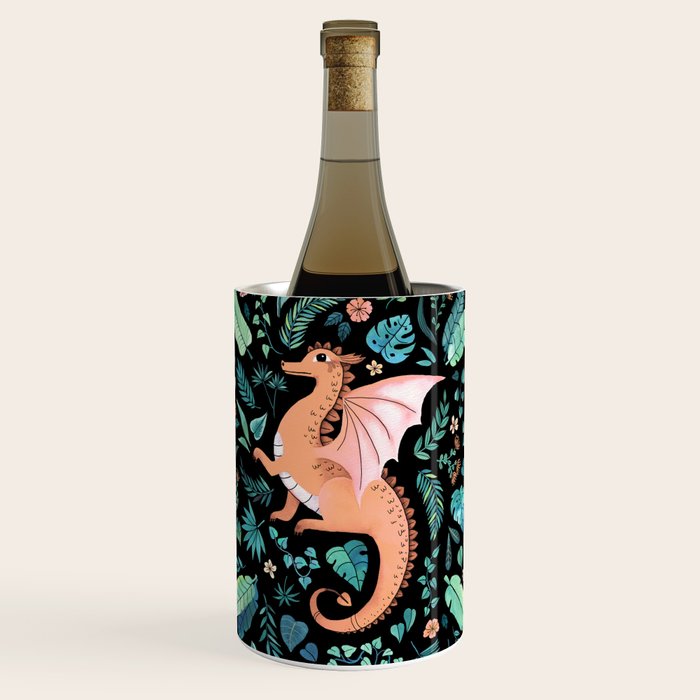 Tropical Dragon in Peach Wine Chiller Gallery Image 1