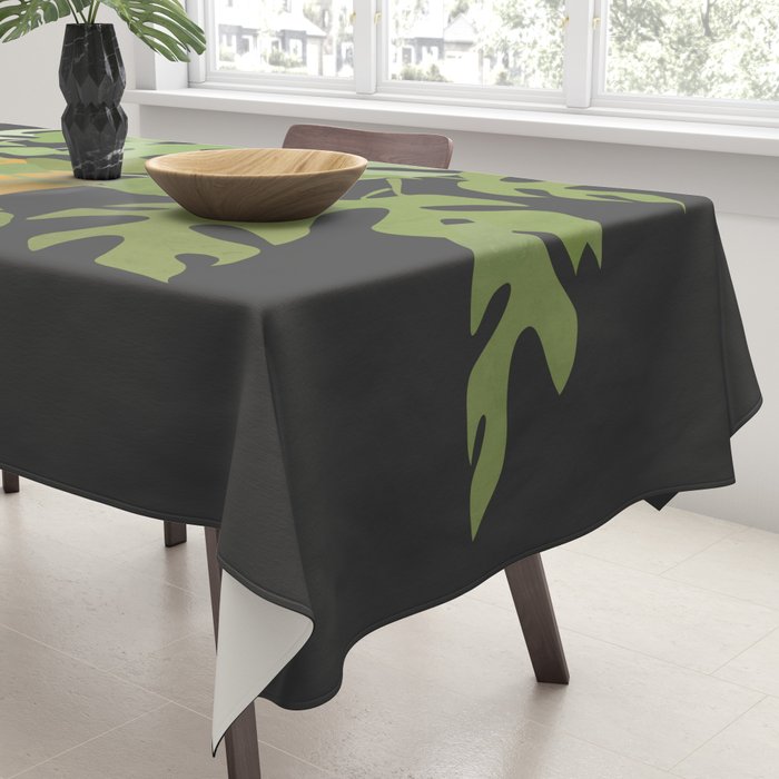 Minimal Abstract Art Plant 28 Tablecloth Gallery Image 3