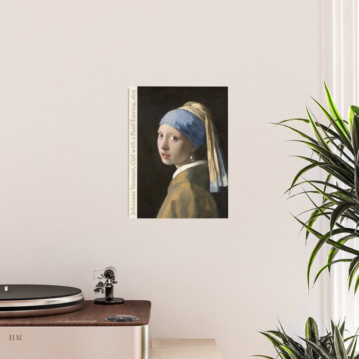 Girl with a Pearl Earring by Johannes Vermeer Poster Gallery Image 2