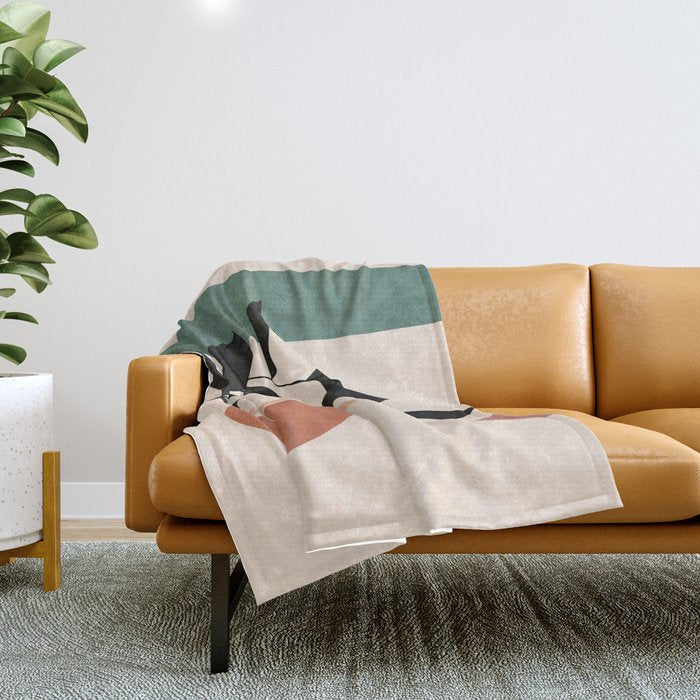 Modern Abstract Art 38 Throw Blanket Gallery Image 1