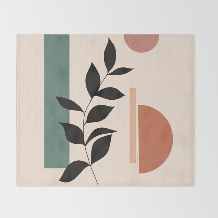 Modern Abstract Art 38 Throw Blanket Gallery Image 2