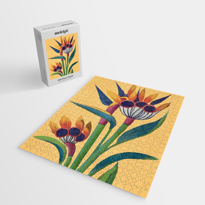 Bird of Paradise in Tropical Bloom Jigsaw Puzzle Gallery Image 2