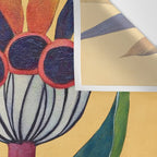 Bird of Paradise in Tropical Bloom Wall Tapestry Gallery Image 3